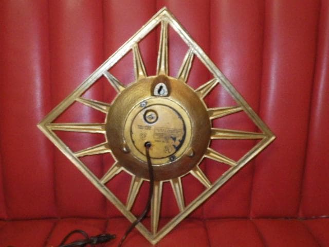 60’S★サンバースト★ウォールクロック★壁掛け時計★ミッドセンチュリー★USA