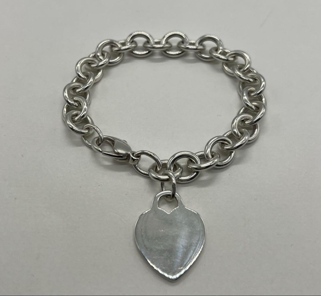 ティファニー TIFFANY&CO ハートタグ チェーン ブレスレット SV