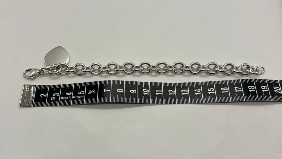 ティファニー TIFFANY&CO ハートタグ チェーン ブレスレット SV