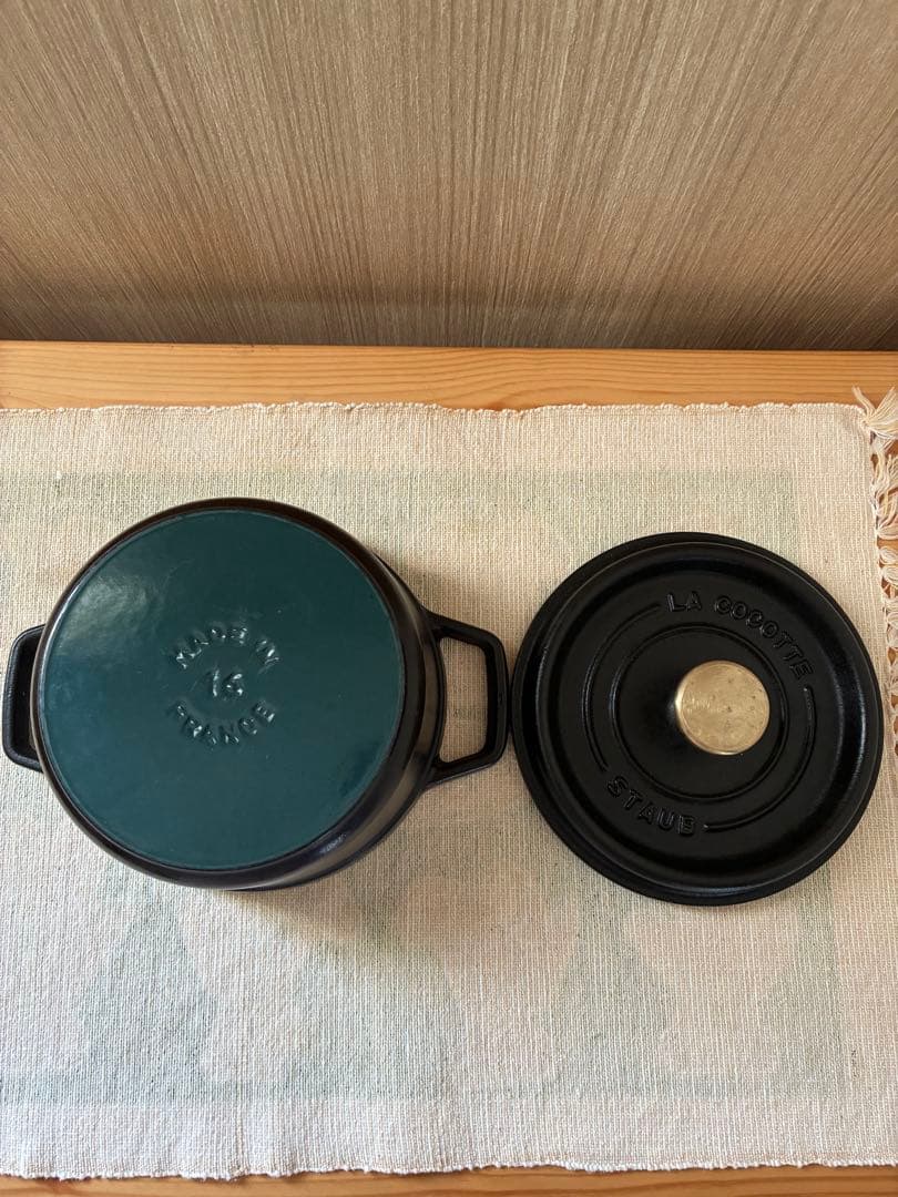 ストウブ ココット ラウンド 16cm ブラック