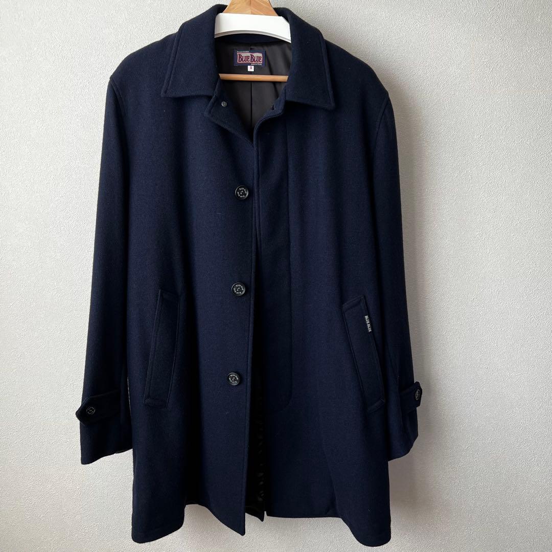 BLUE BLUE ステンカラーウールコート