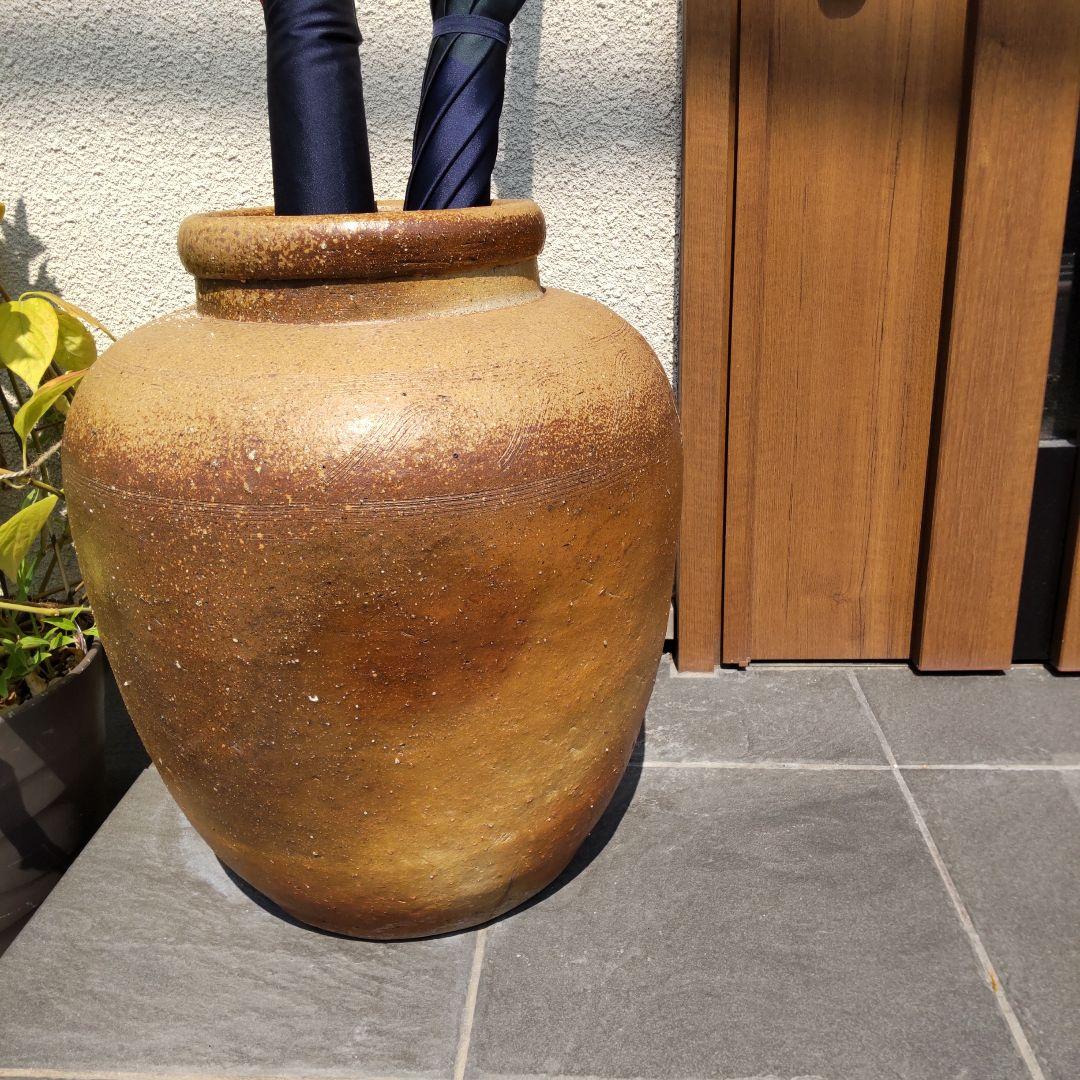 訳あり陶器製 傘立て 　引き取り希望