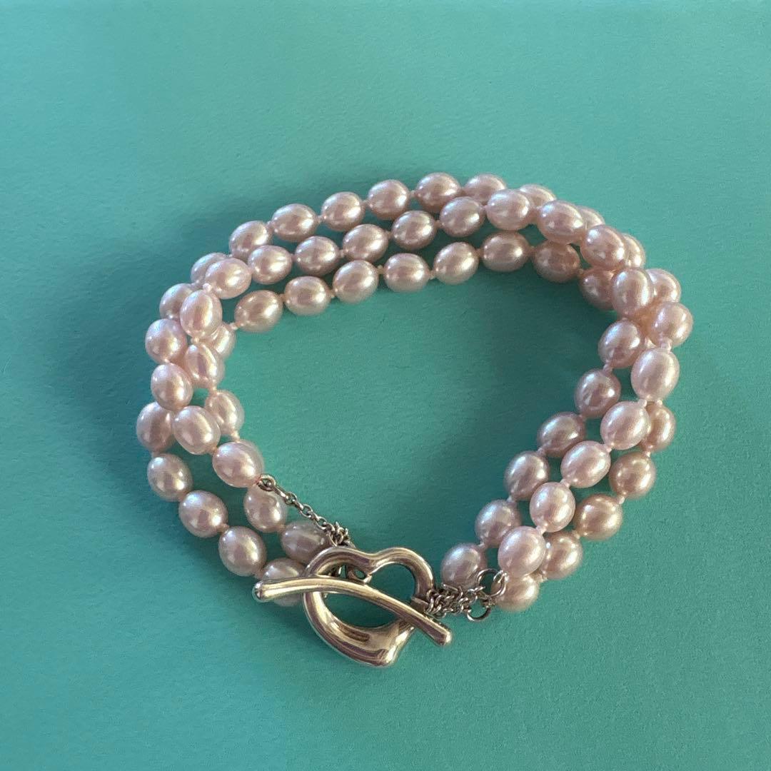 超レア品ティファニーパールブレスレット