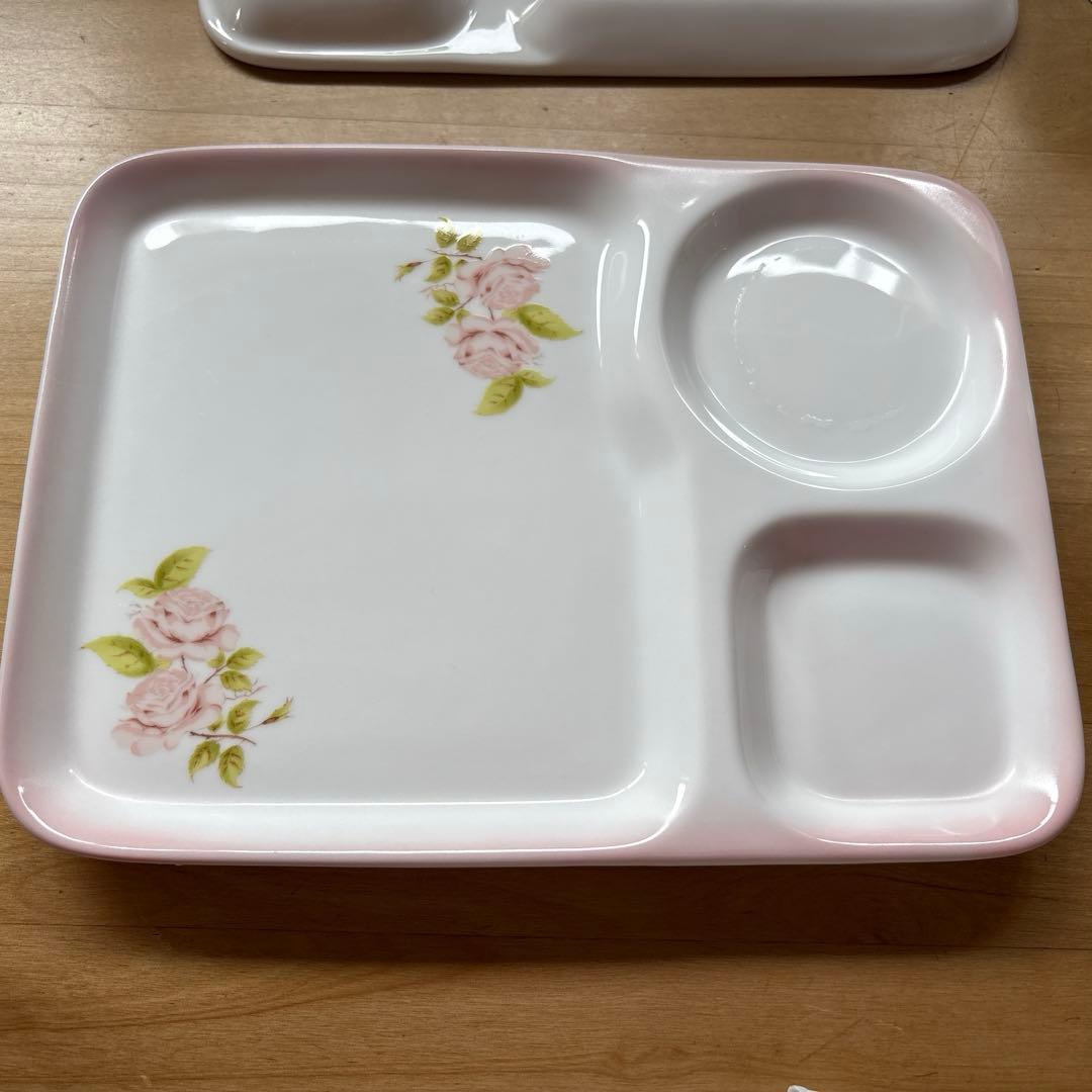 イマン　ダイアナローズ　プレート&カップセット2組