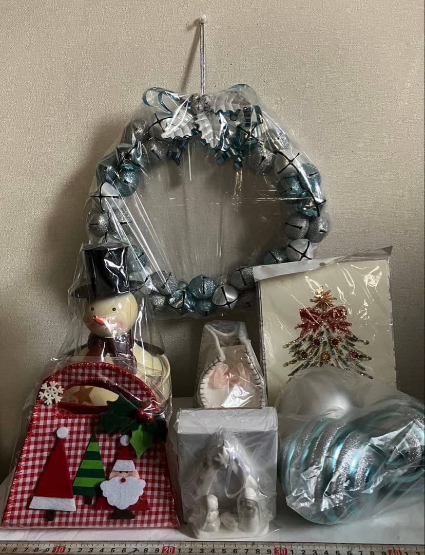 クリスマスリースとオーナメントセット⑥
