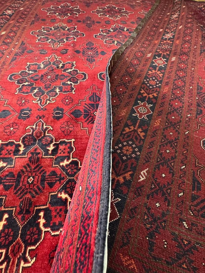 高品質 エルサリ 手織り Khal Mohammadi ラグ