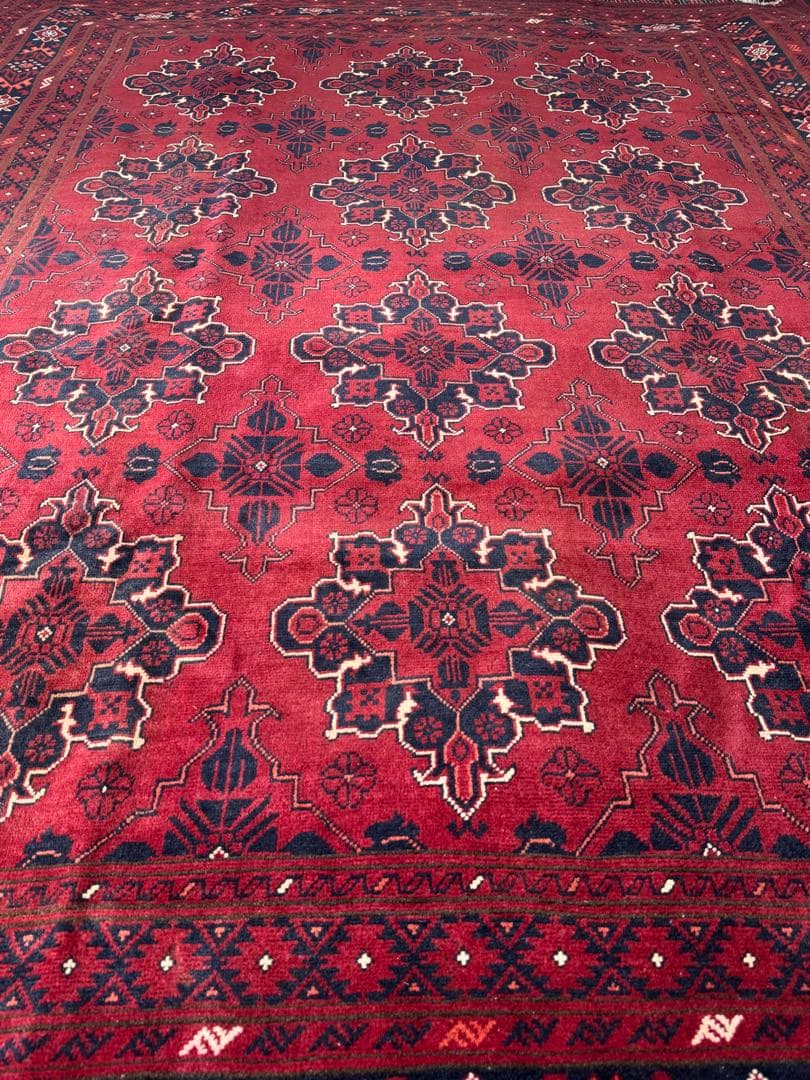 高品質 エルサリ 手織り Khal Mohammadi ラグ