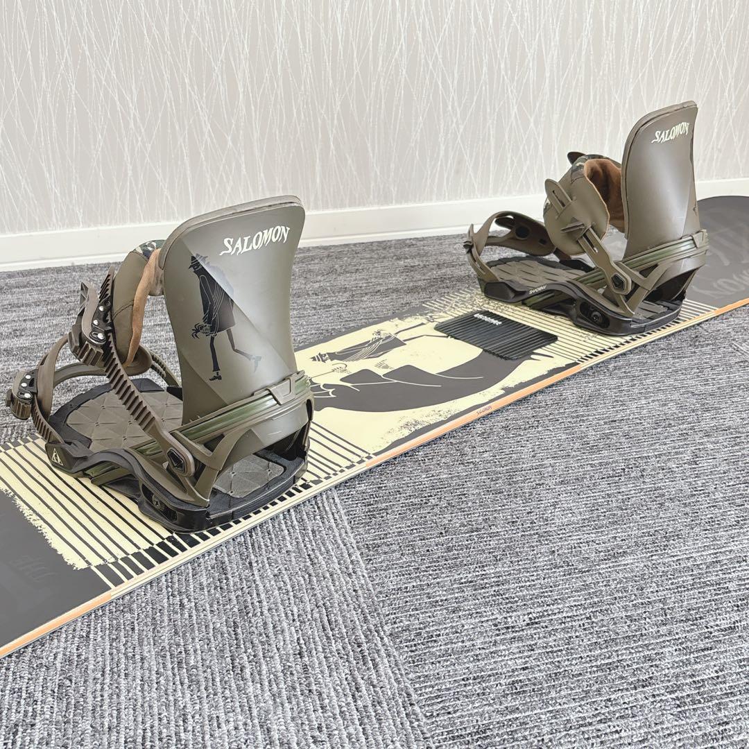 85超豪華❗️サロモン/THE VILLAINメンズスノーボードセット★155cm