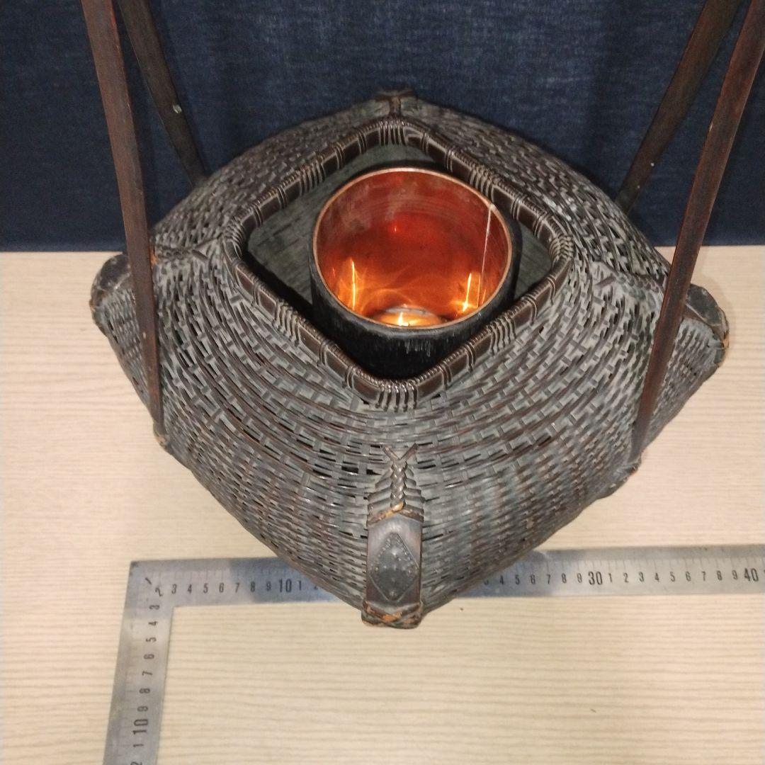 唐物 竹製 花入れ