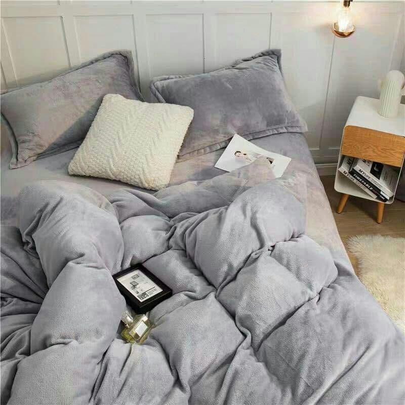 冬洋式和式シングル掛け布団カバー3点セットフランネル寝具ベッドカバー発熱防ダニ