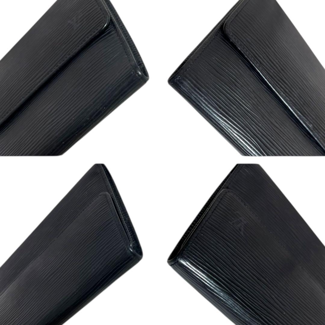 ルイヴィトン エピ ポルトトレゾール インターナショナル 長財布 ブラック 黒