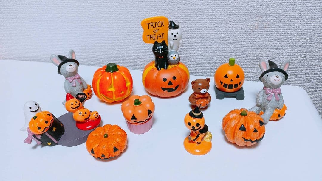 ハロウィン置物コンコンブルセット☆新品同様美品☆