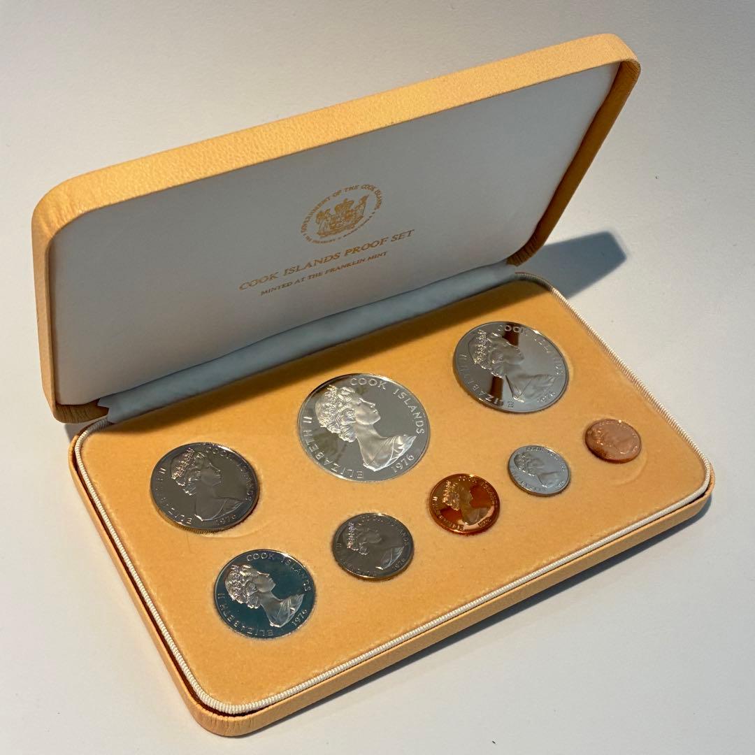 1976年 フランクリン・ミント クック諸島 貨幣 プルーフセット