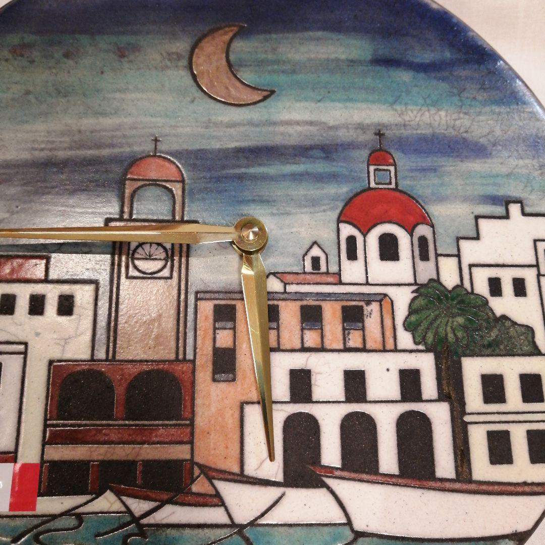 新品 アントニオザッカレラ 振り子時計 陶器 イタリア製