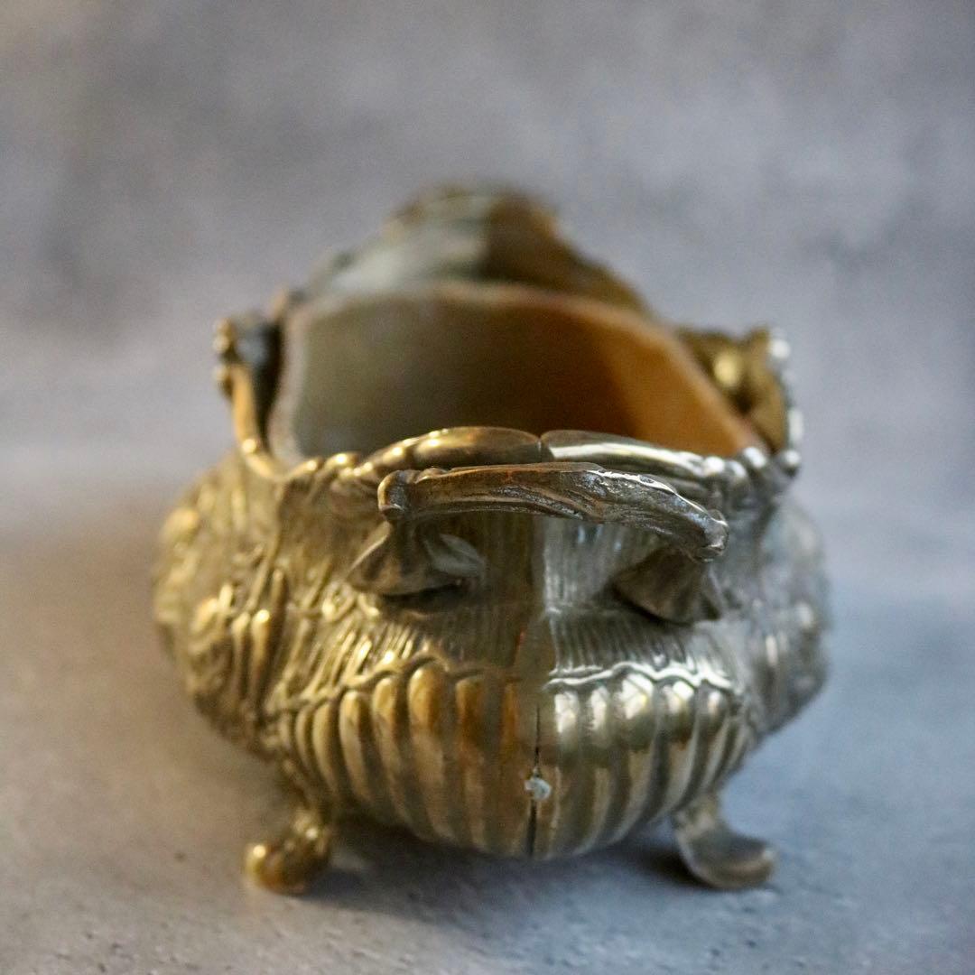 真鍮製 ロココ調 アンティーク ジャルニディエール プランターポット