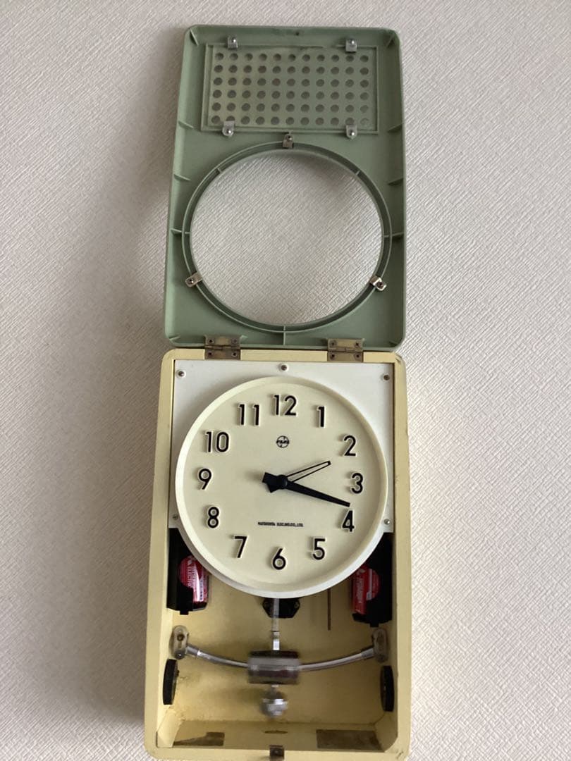 National(現Panasonic)電磁式振り子時計　昭和30年代