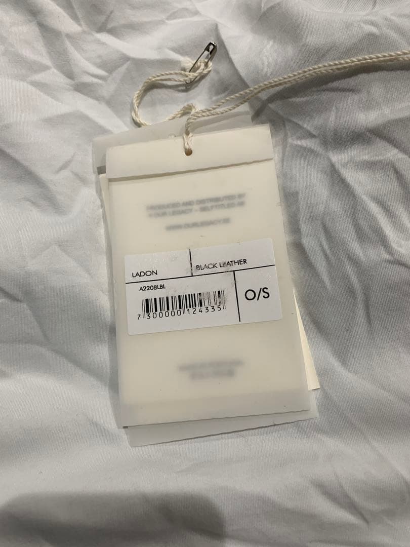 アクセサリー Our Legacy ladon black leather