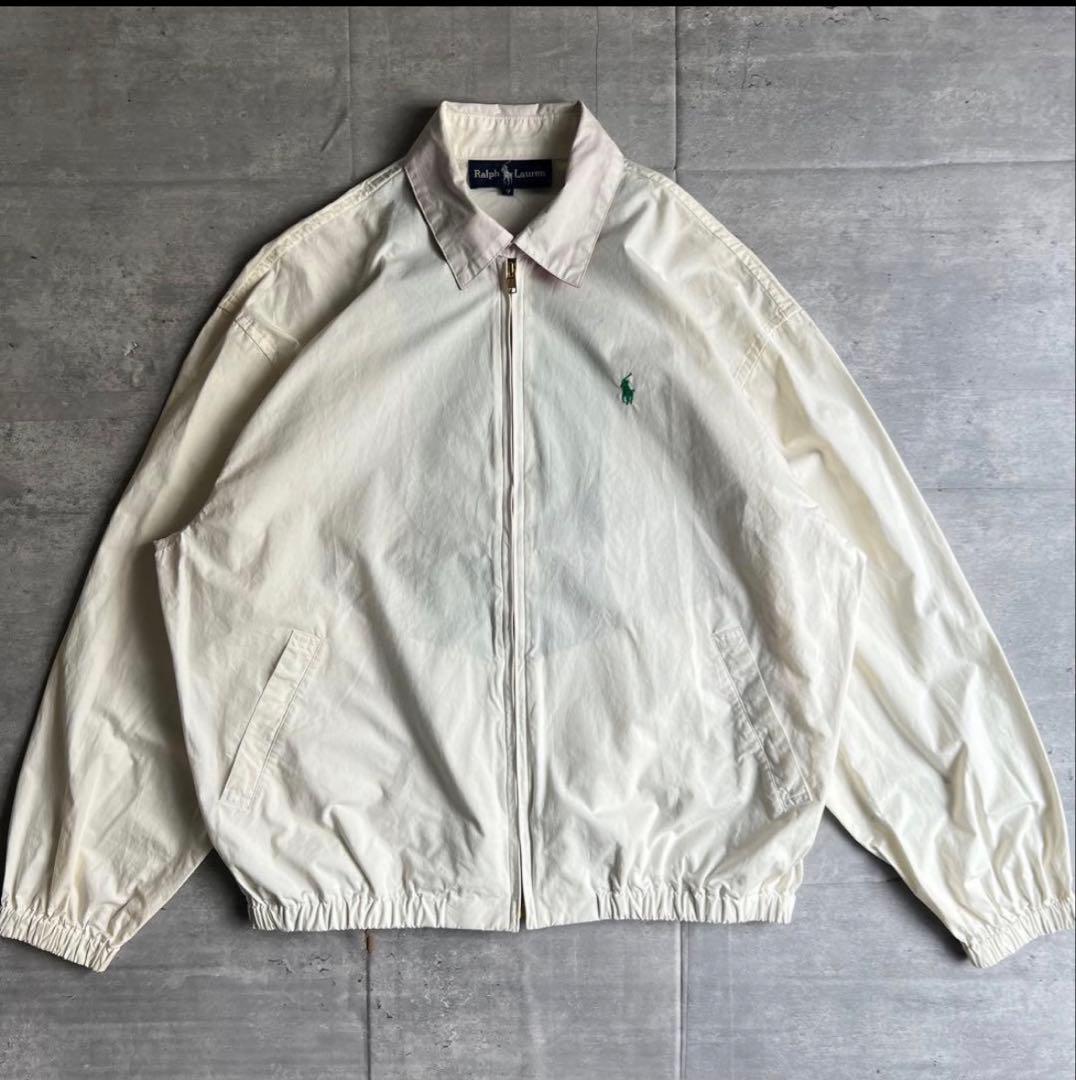 RALPH LAUREN　ラルフローレン　90s　スウィングトップ　美品　白