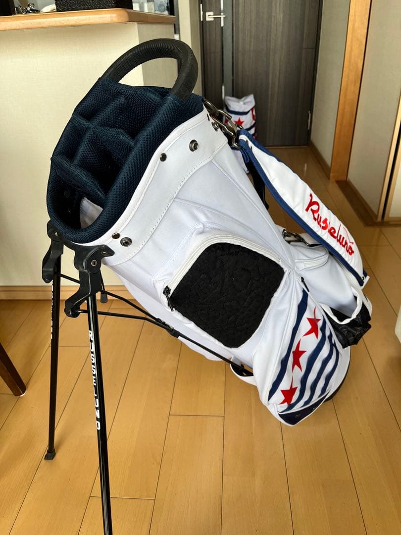美品希少ラッセルノRusseluno スタンド型キャディバッグ　完売品　ルチャ