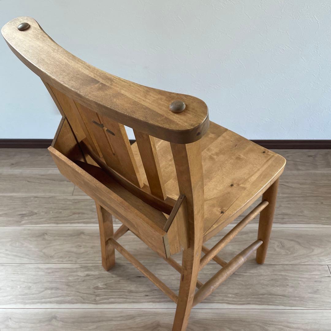 アンティーク調　チャーチチェア　教会　椅子　チャペル