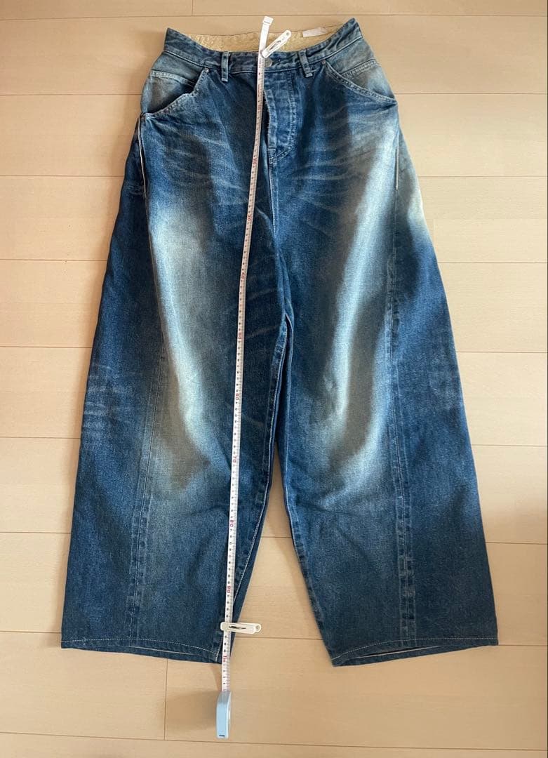 ミナペルホネン　alwaysバルーンワイドデニム