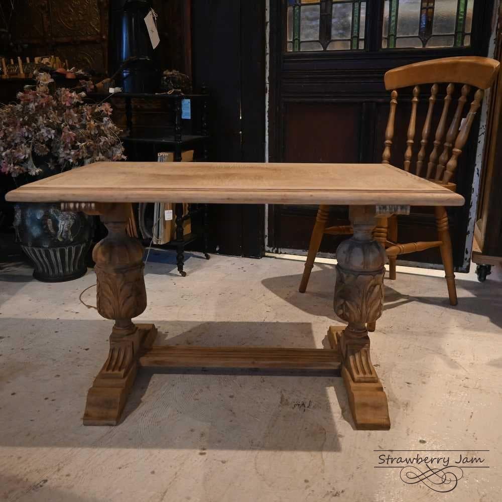 IFU-423 英国アンティーク 剥離 コーヒーテーブル テーブル 花台 小家具