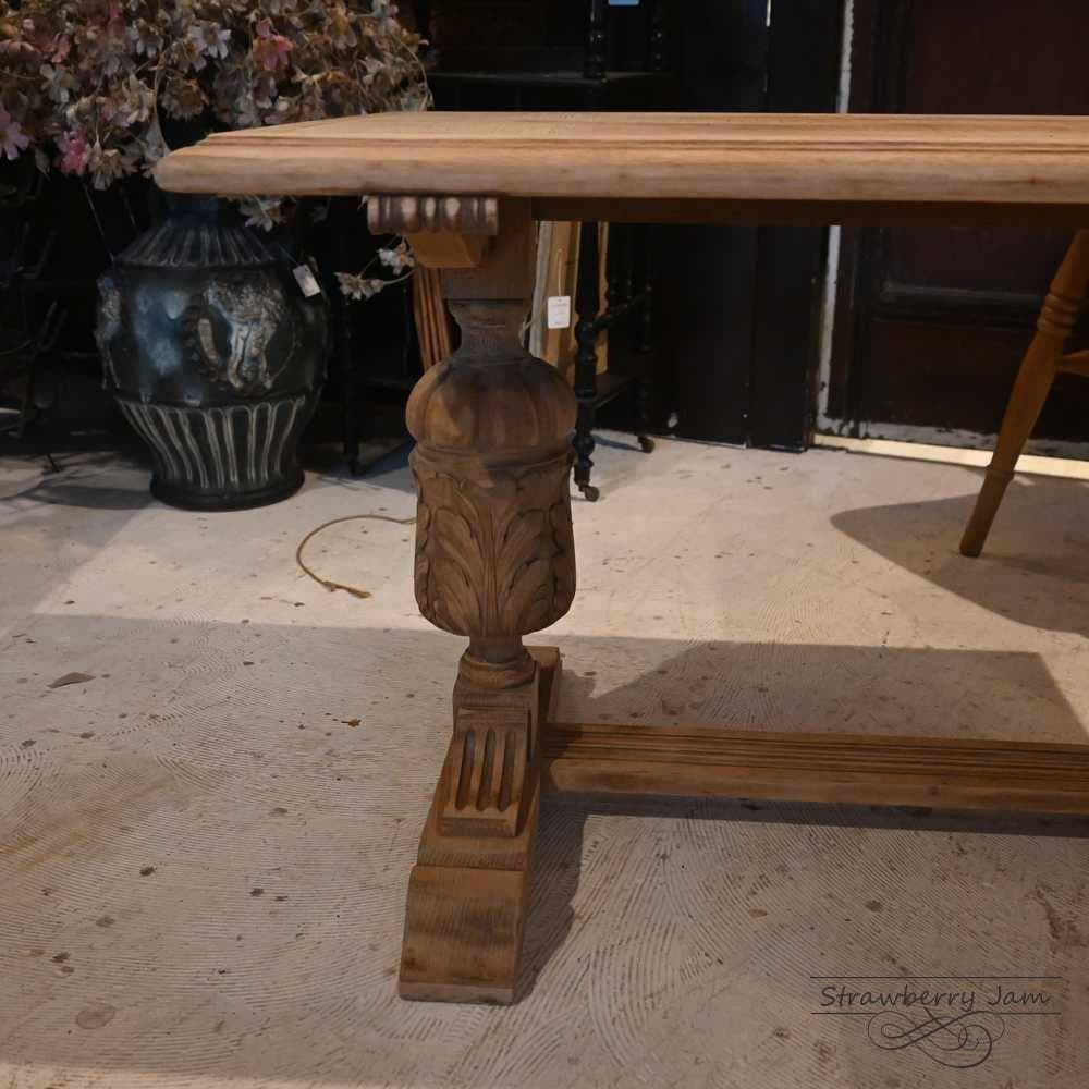 IFU-423 英国アンティーク 剥離 コーヒーテーブル テーブル 花台 小家具