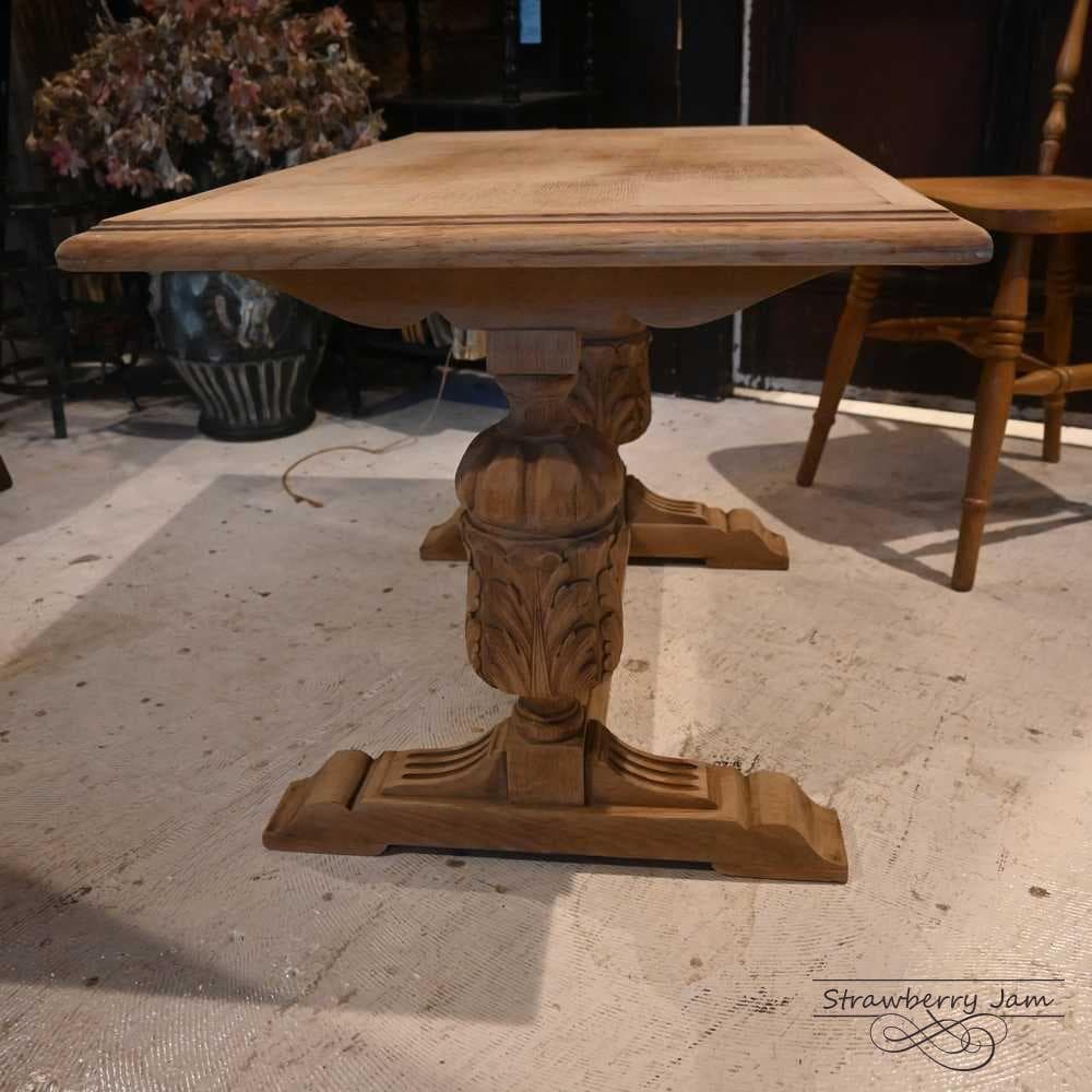 IFU-423 英国アンティーク 剥離 コーヒーテーブル テーブル 花台 小家具