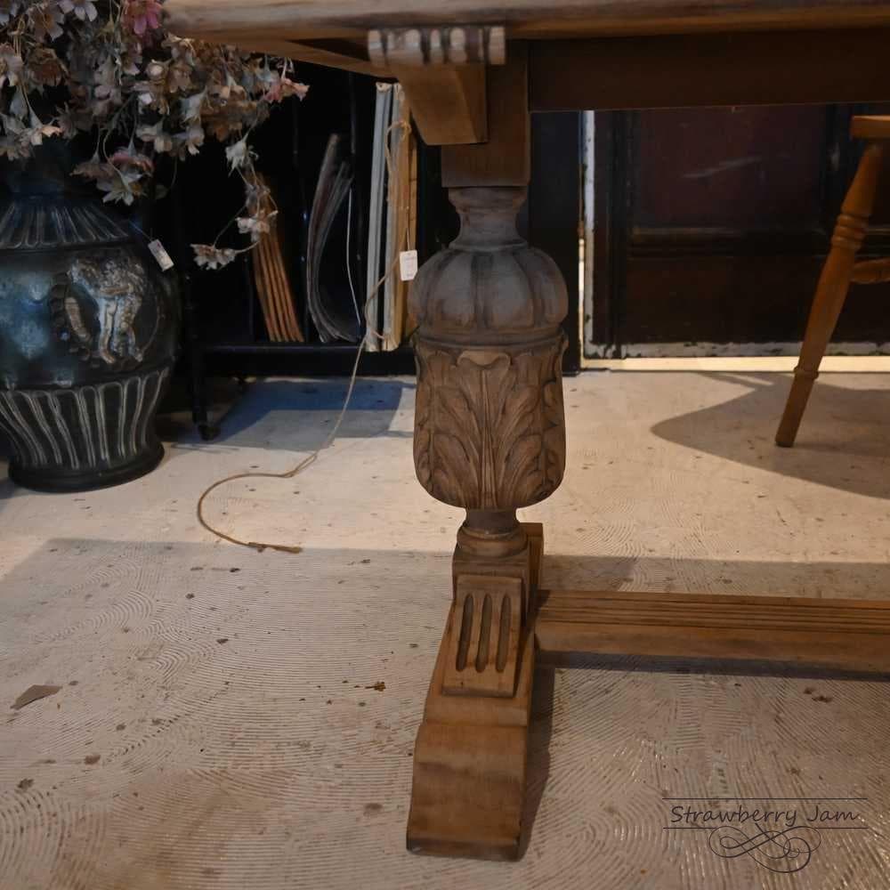 IFU-423 英国アンティーク 剥離 コーヒーテーブル テーブル 花台 小家具