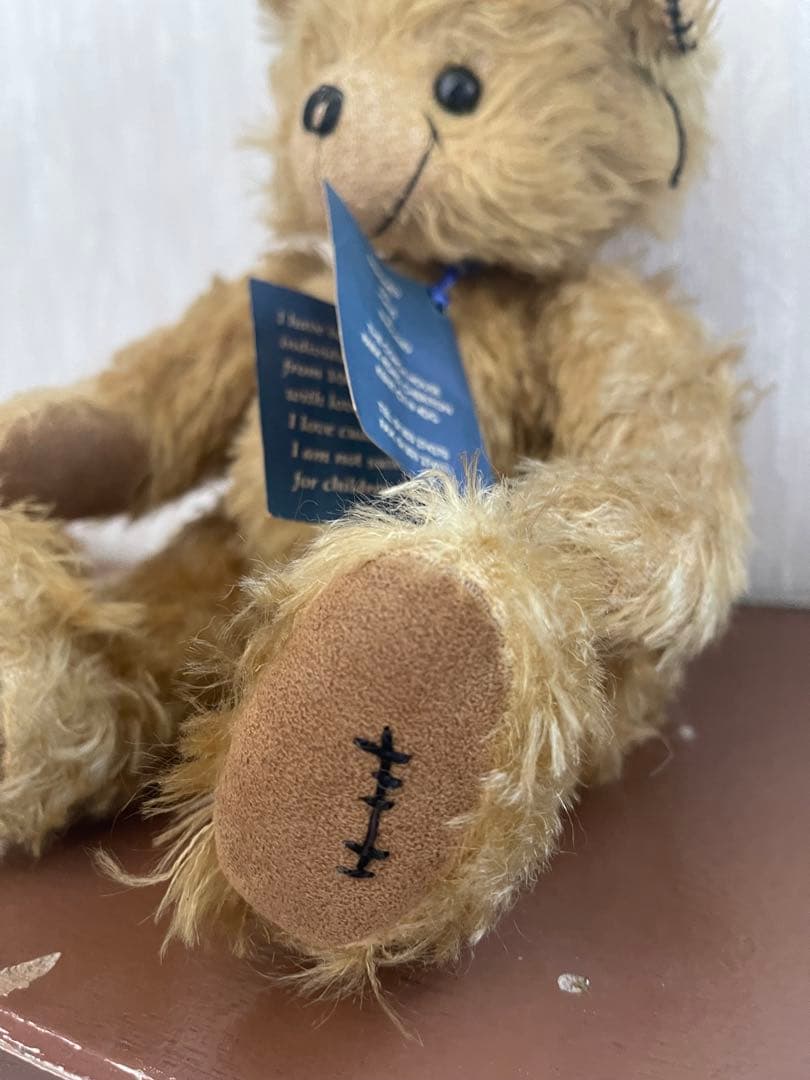 英国製 作家ベア Mark Egan テディベア 限定品 モヘア コレクタブル