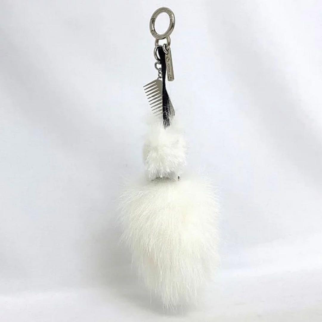 希少　備品完備　FENDI カールラガーフェルド チャーム キーホルダー