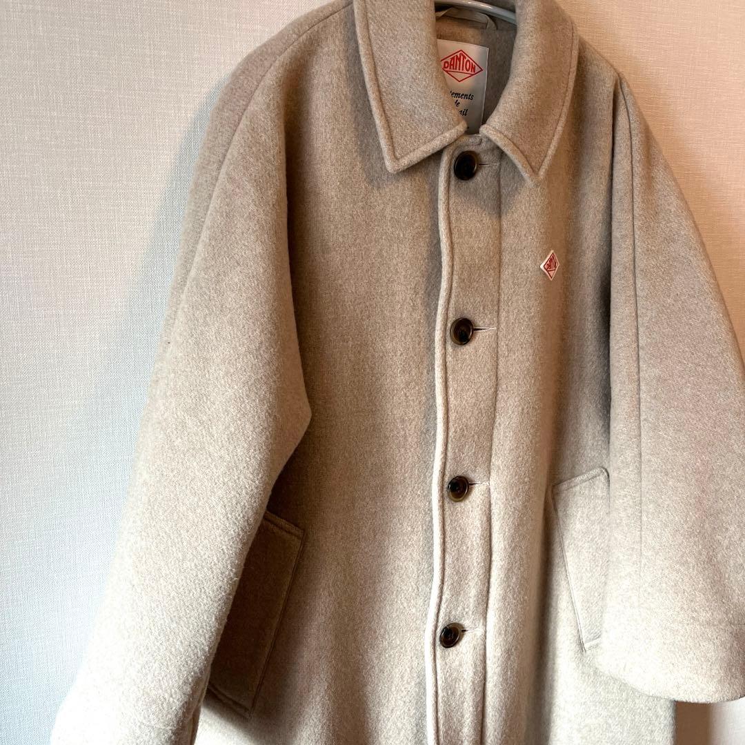 【美品】DANTON ドルマンロングコート