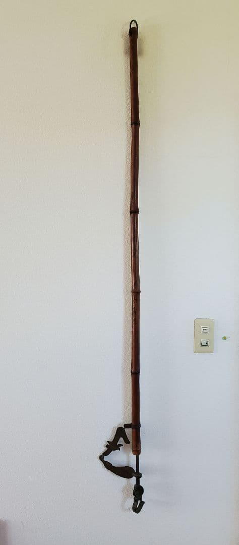 自在鉤　囲炉裏　古民具（昭和レトロ）　一富士　二鷹　三茄子　縁起物