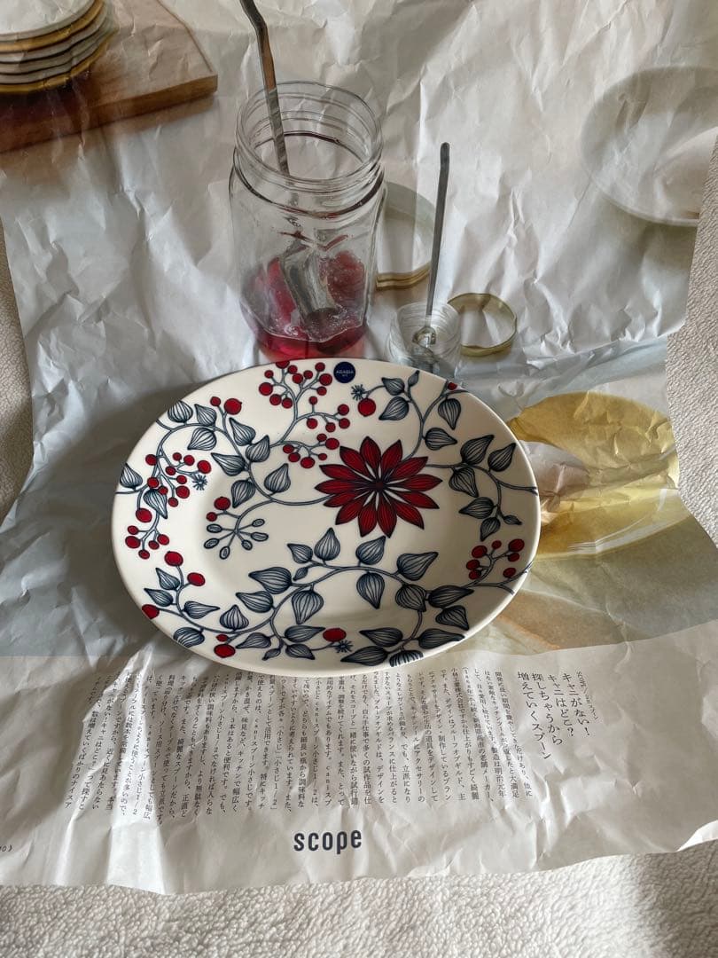 セール‼️ アラビア　ルノ　フロストベリー　オーバルプレート　新品