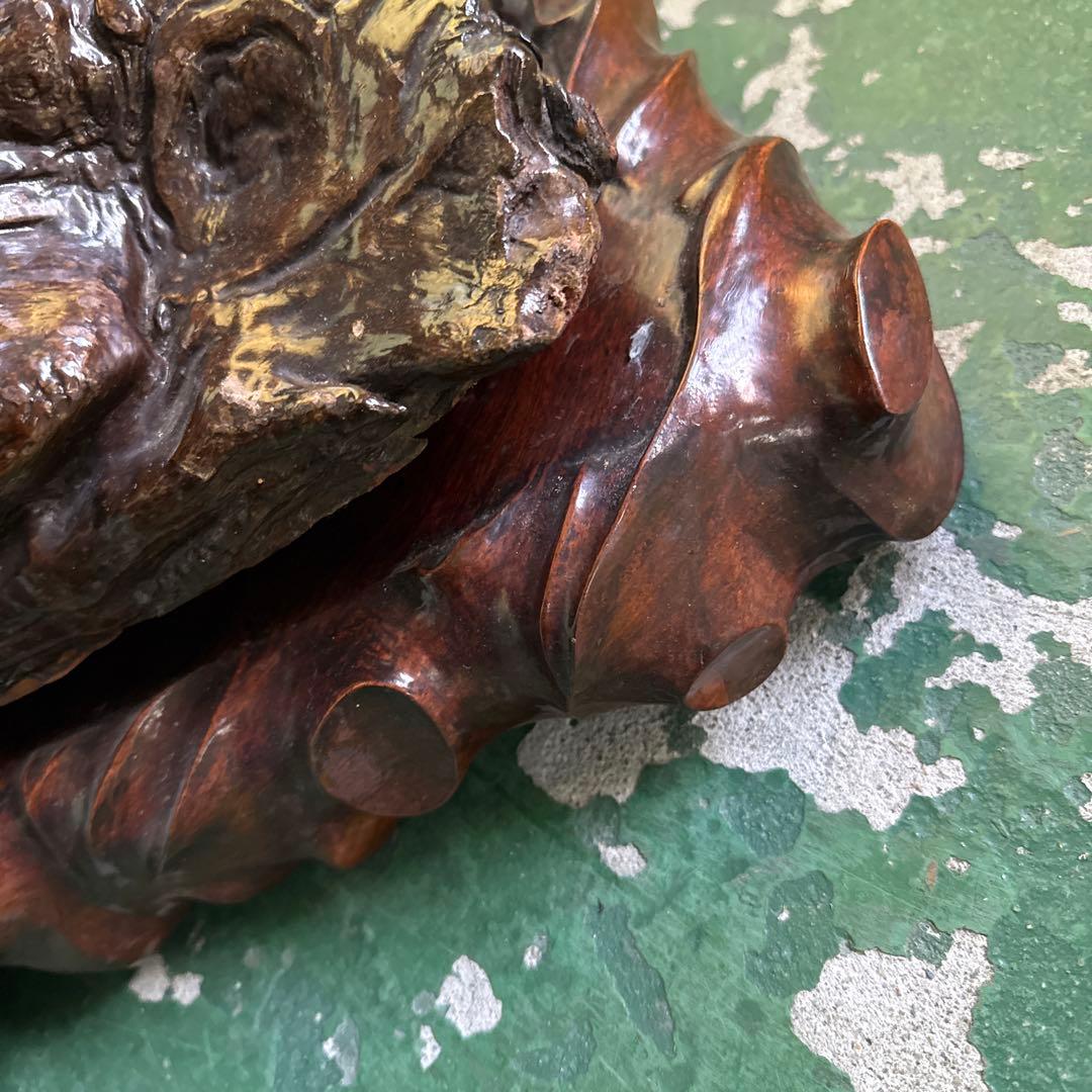 ★ 鳥 木彫り インテリア 小物 家具 アンティーク 木製 彫刻 オブジェ 格安