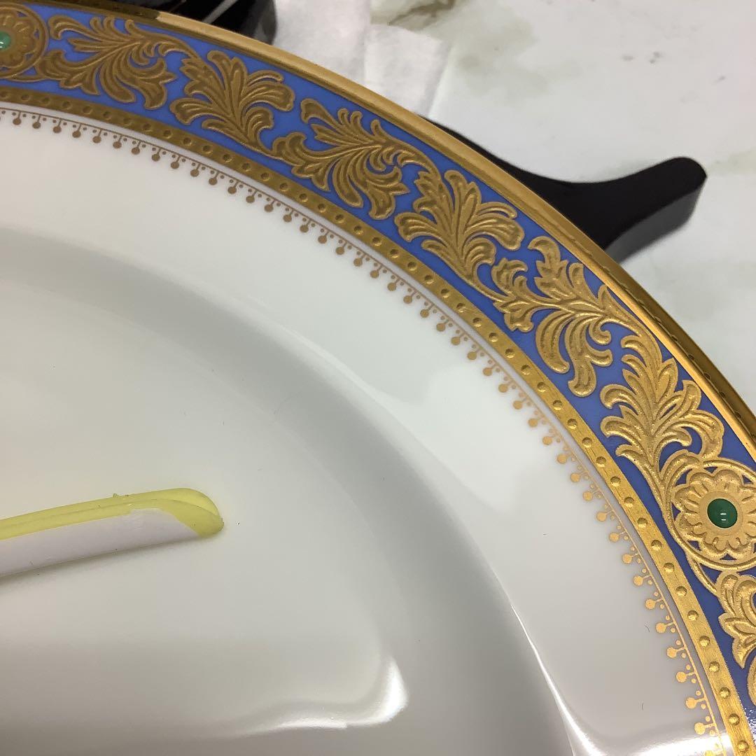 新品 ノリタケ　Noritake グランブロシェ 4枚　21.5 プレート　お皿