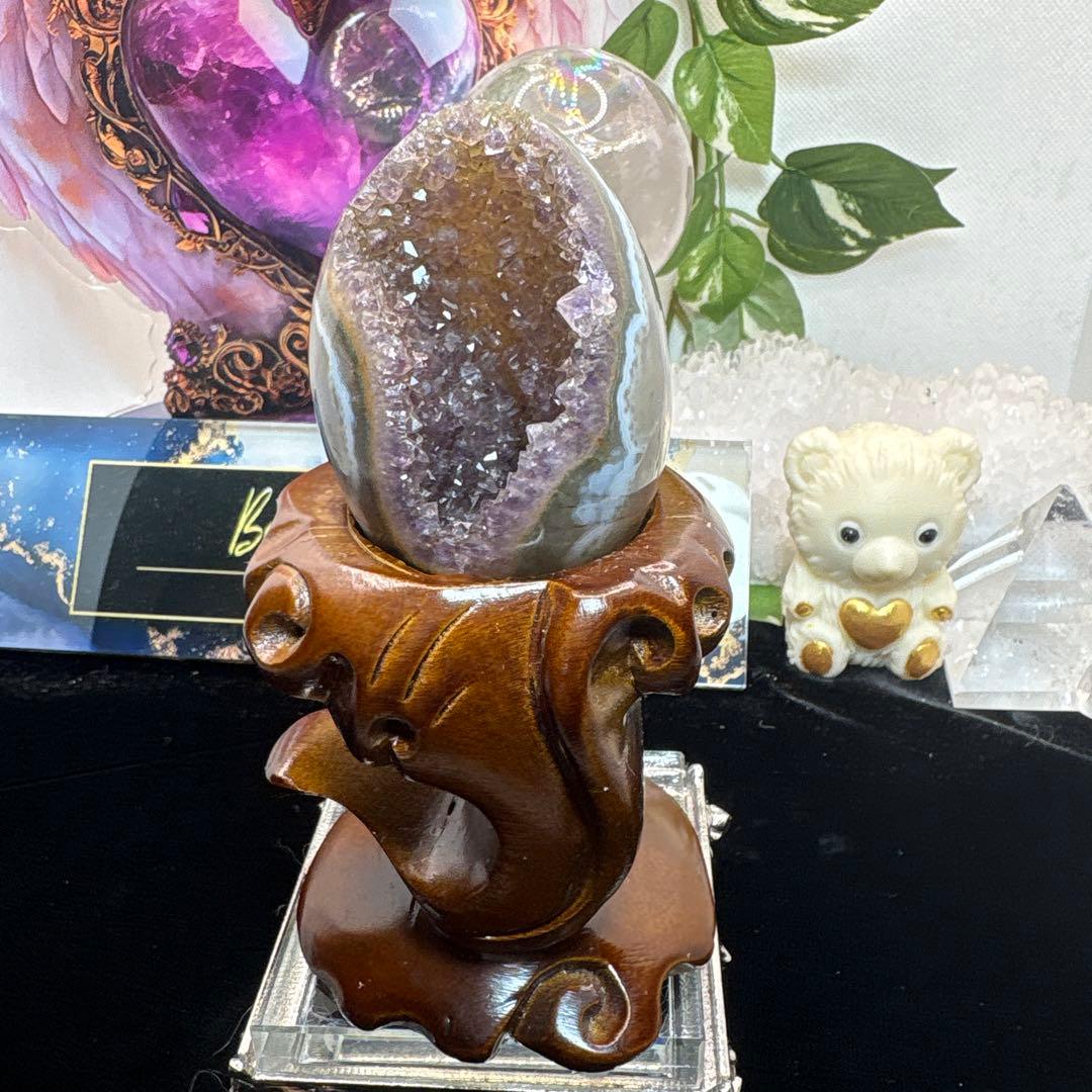 高品質 アメジストたまごちゃん♡オールカット♡No.1959