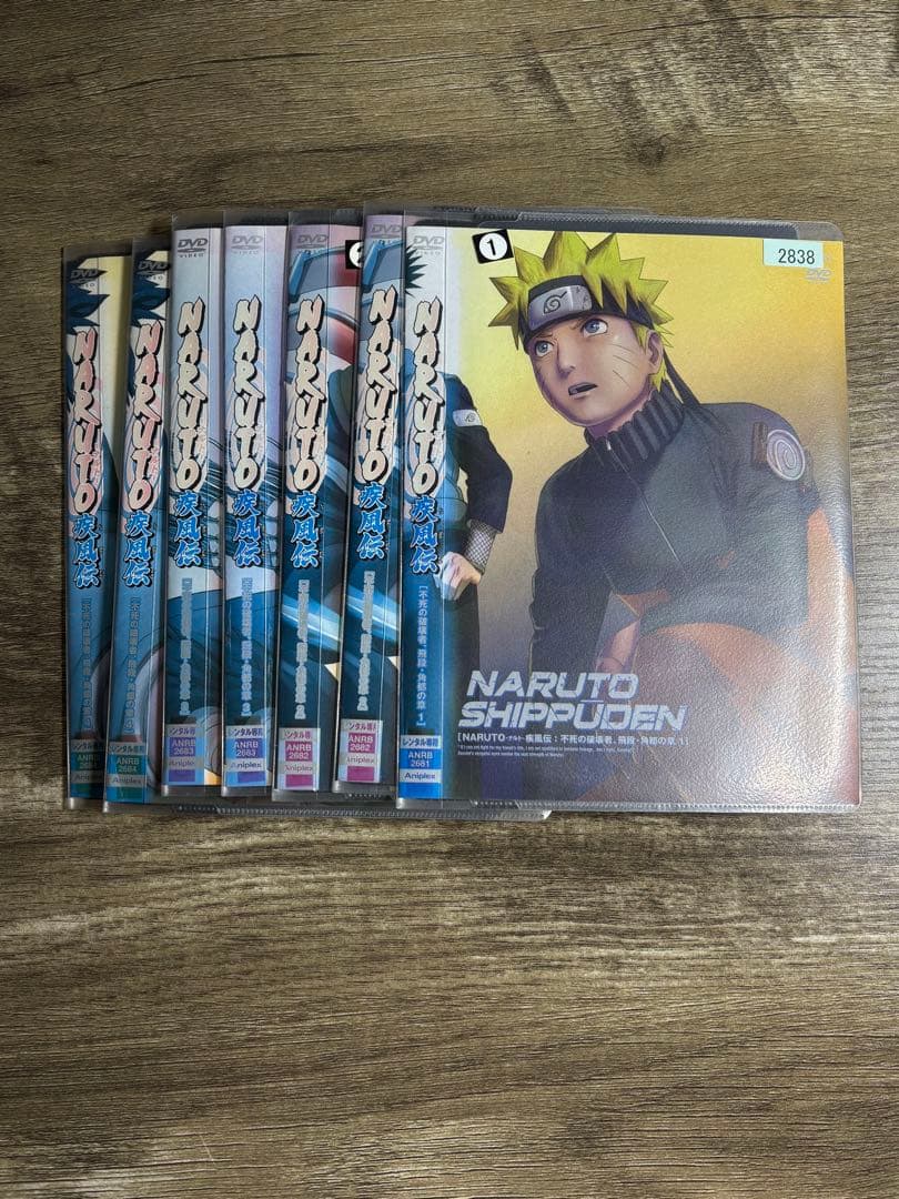ナルトdvdレンタル落ちセット