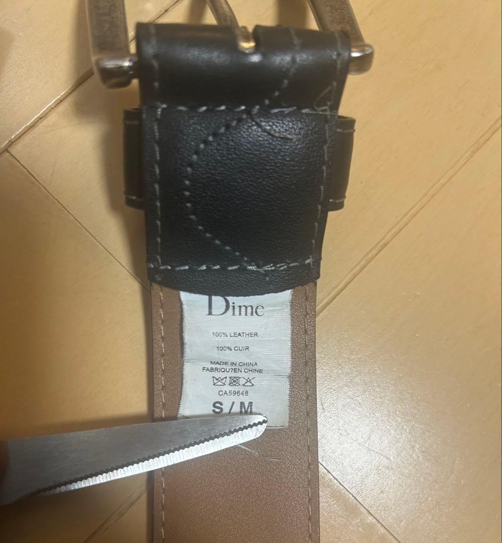DIME Desert レザーベルトブラック