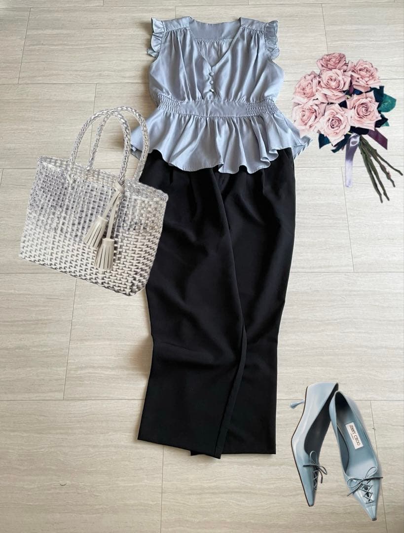 しんちゃん◆オフィスカジュアル　オンオフ　きれいめ＊シック＊コーデ◆ Ｌ