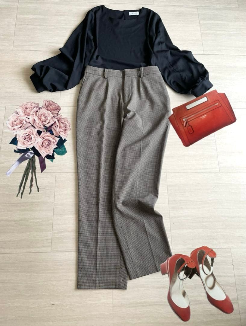 しんちゃん◆オフィスカジュアル　オンオフ　きれいめ＊シック＊コーデ◆ Ｌ