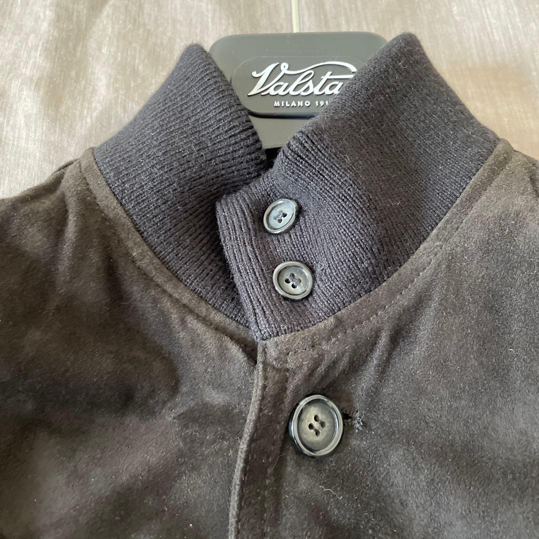 【極美品】Valstar バルスター　スエードジャケット　黒　44サイズ