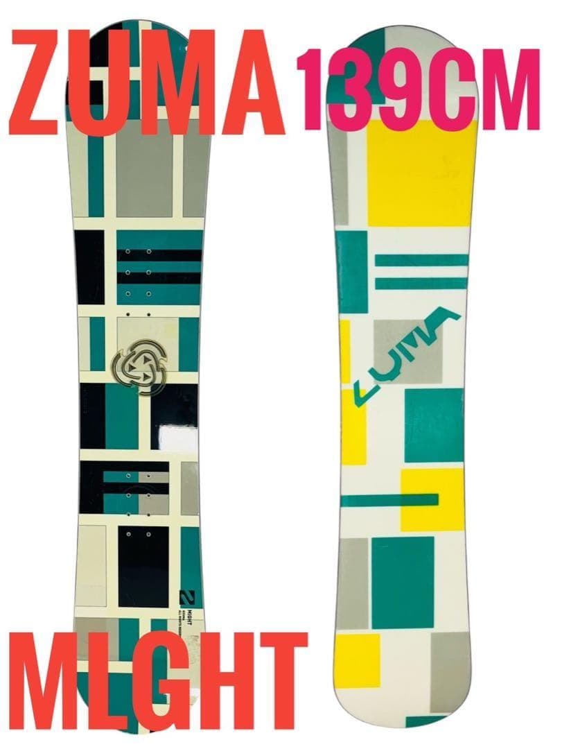【良品】ZUMA MIGHT 139cm スノーボード ウィンタースポーツ