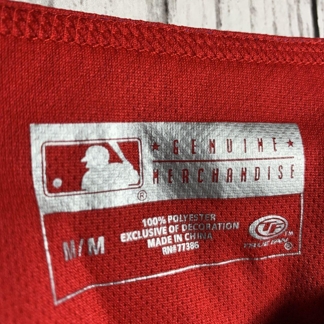 【MLB】古着 メンズ 青 野球 ベースボールシャツ シカゴカブス ★ストリート