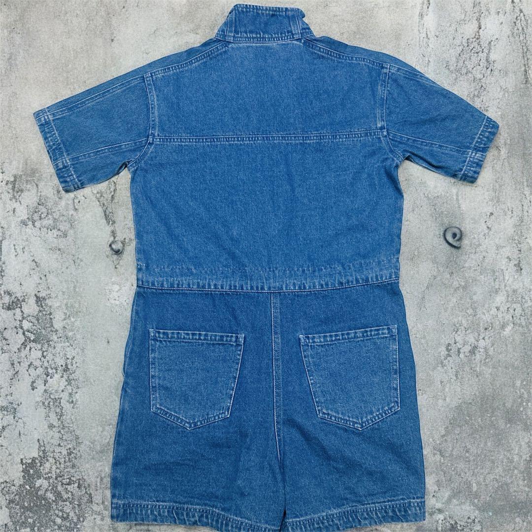 adidas NiziUマヤ着用 あのちゃん着用 ジャンプスーツ デニム M