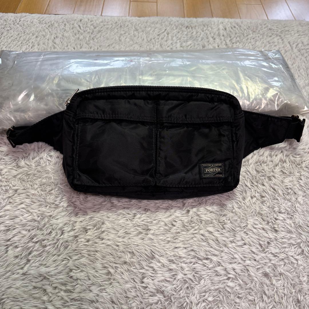 J*K様 希少 ポーター×エイプ コラボ ボディバッグ ウエストポーチ ブラック