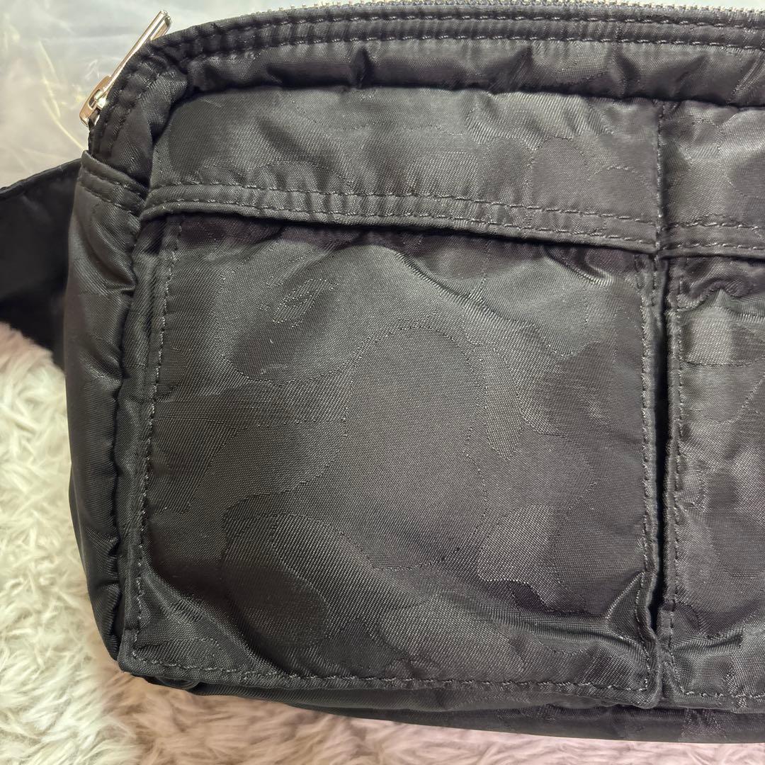 J*K様 希少 ポーター×エイプ コラボ ボディバッグ ウエストポーチ ブラック