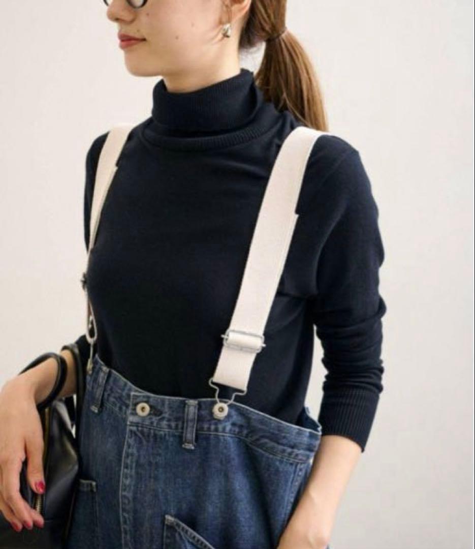 FRAMeWORK ジョンブル　デニムオーバーサスペンダーパンツ