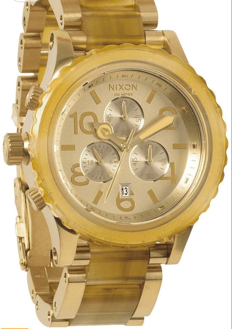 【本日限定セール】人気　腕時計 nixon ユニセックス　ゴールド