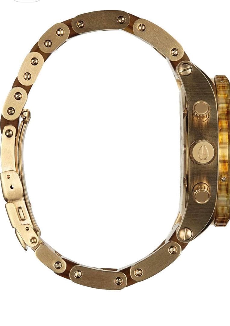 【本日限定セール】人気　腕時計 nixon ユニセックス　ゴールド